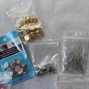 Choose 4 for $7 OR all for $25 Craft and earring supplies